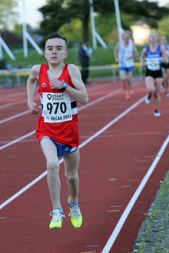 3000 metres, 2021 North East Grand Prix No. 2, Monkton, Wednesday, May 19th. Photo: David T. Hewitson/Sports for All Pics